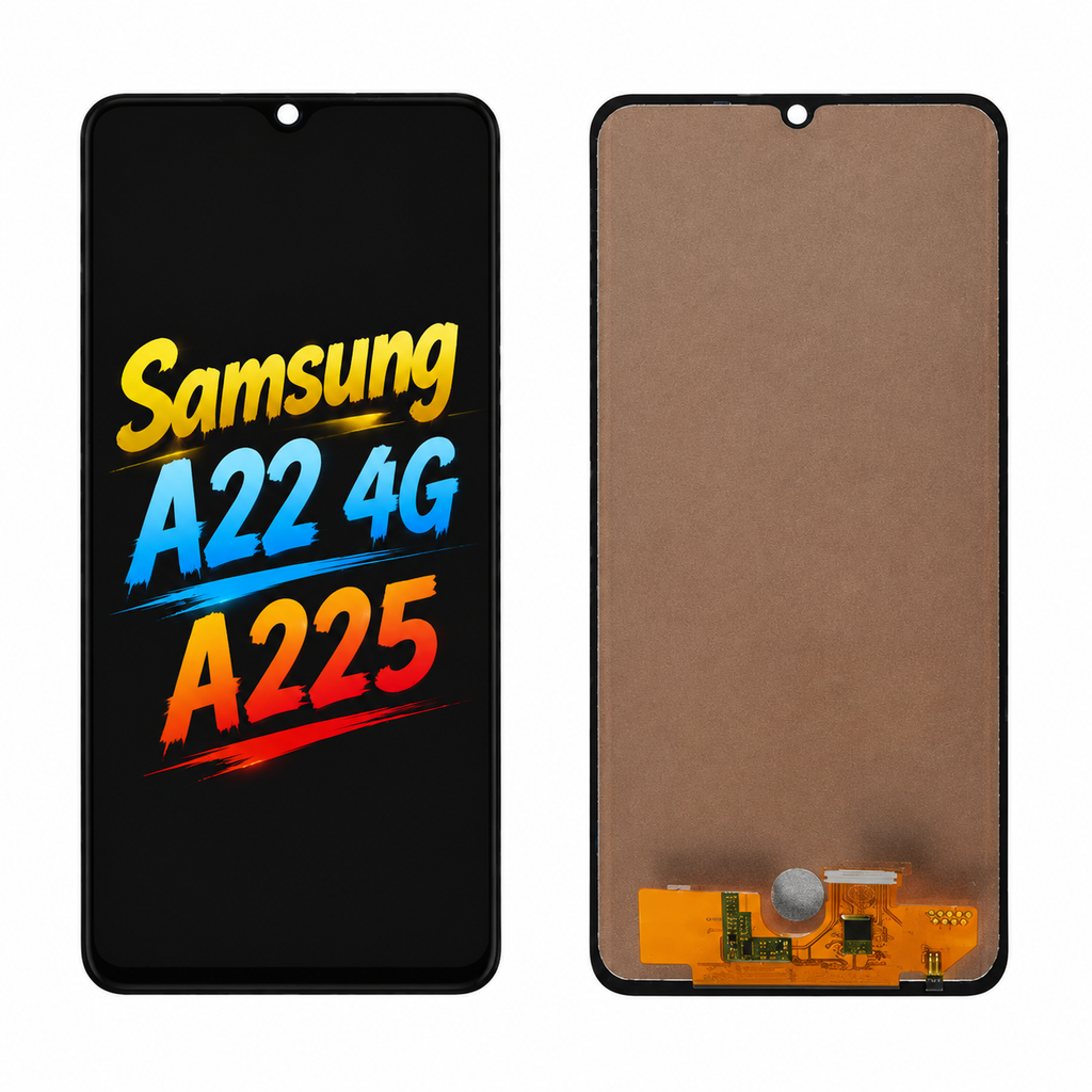 Samsung Galaxy A22 4G A225 Incell Screen Assembly Without Frame — Clear Display, Responsive Touch, Tested