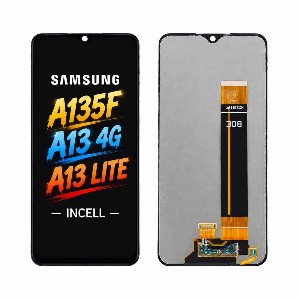 Samsung A135F/A13 4G/A13 Lite Incell Screen Assembly — Clear Display, Responsive Touch & Tested Replacement