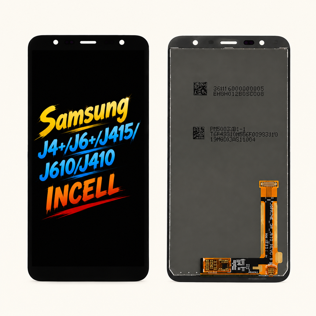 Samsung Galaxy J4+/J6+/J415/J610/J410 Incell Replacement Phone Screen Assembly — Clear Viewing & Responsive Touch