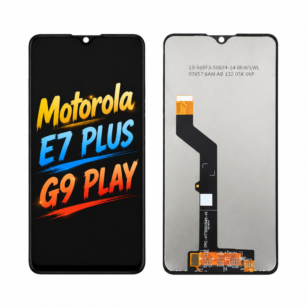 Motorola E7 Plus/G9 Play Incell Replacement Phone Screen Assembly — Clear Viewing & Responsive Touch