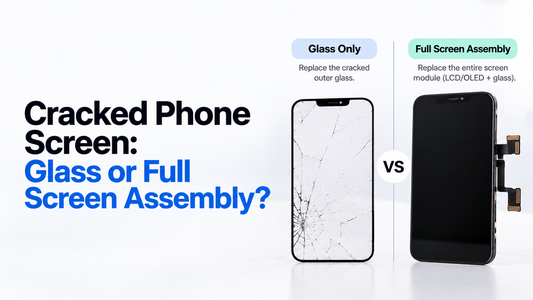 Cracked Phone Screen: Glass or Full Screen Assembly?