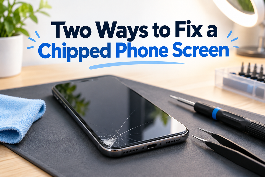 Two Ways to fix a chipped phonescreen