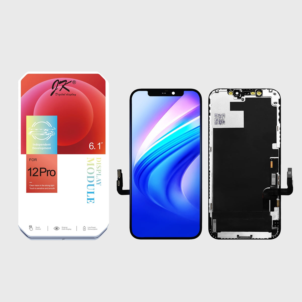 JK Soft OLED Screen Replacement for iPhone 12/ 12 Pro (Movable IC)