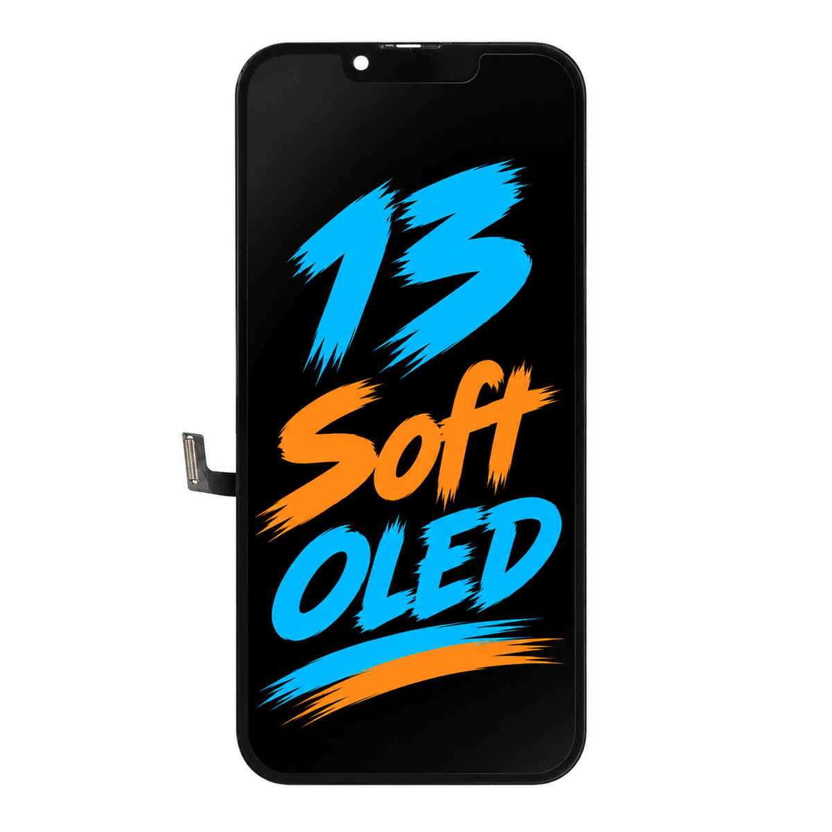 DD Soft OLED Screen Replacement for iPhone 13 — Movable IC Display Assembly, High Brightness & Smooth Touch