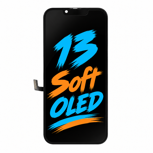 DD Soft OLED Screen Replacement for iPhone 13 — Movable IC Display Assembly, High Brightness & Smooth Touch