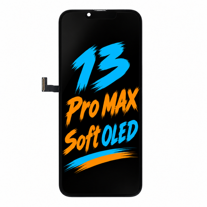 DD Soft OLED Screen Replacement for iPhone 13 Pro Max — Movable IC Display Assembly, High Brightness & Smooth Touch (6.7")