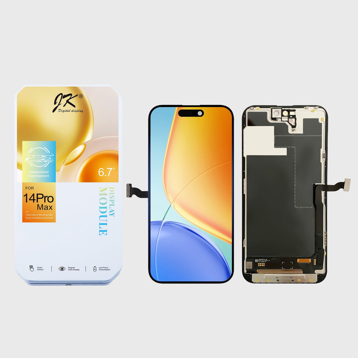 JK Soft OLED Screen Replacement for iPhone 14 Pro Max (Movable IC)
