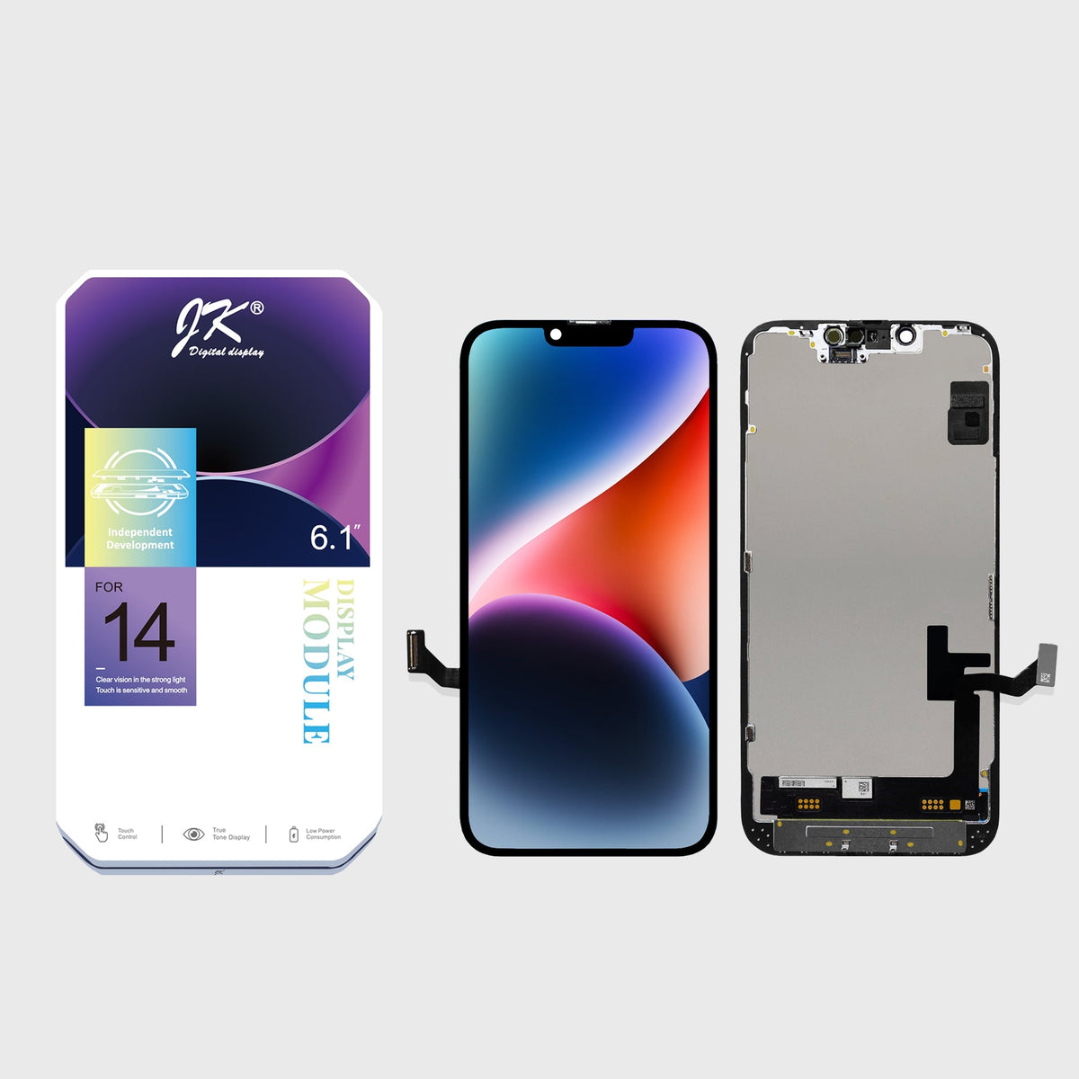 JK Soft OLED Screen Replacement for iPhone 14 (Movable IC)