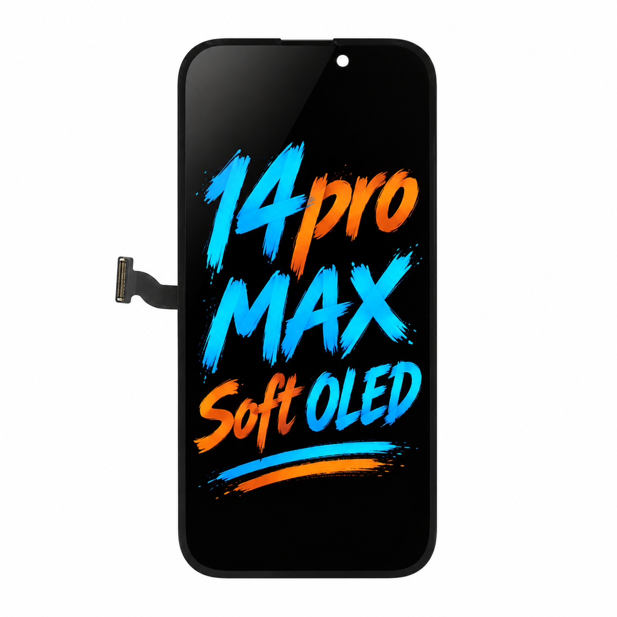 DD Soft OLED Screen Replacement for iPhone 14 Pro Max — Movable IC Display Assembly, High Brightness & Smooth Touch (6.7")