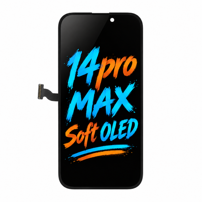 DD Soft OLED Screen Replacement for iPhone 14 Pro Max — Movable IC Display Assembly, High Brightness & Smooth Touch (6.7")