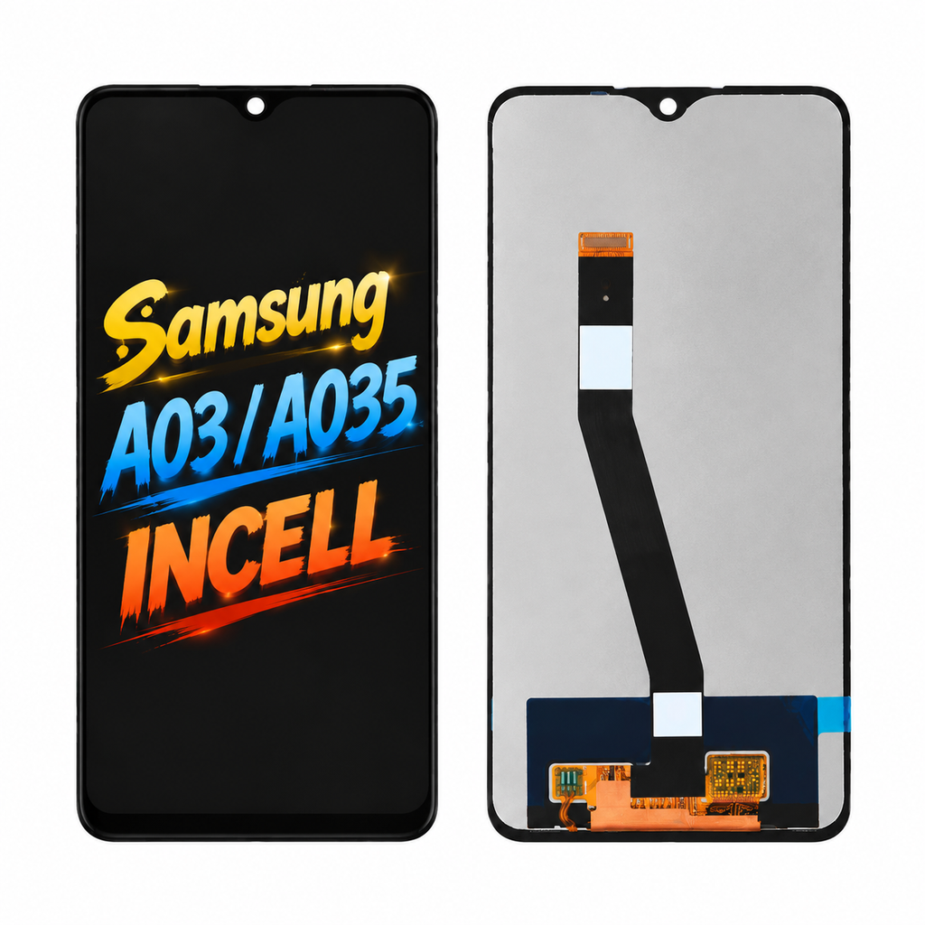 Samsung A03 / A035 Incell Screen Assembly Without Frame — Clear Viewing, Responsive Touch & Tested Before Shipping