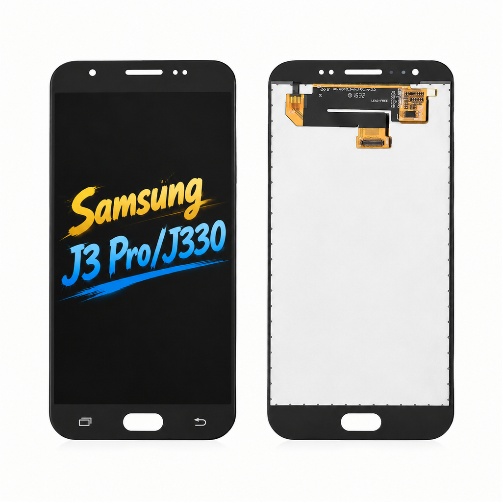 Repair Samsung J3 Pro/J330 with an Incell Replacement Phone Screen Assembly — Clear Color & Responsive Touch