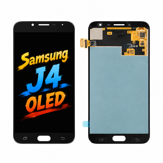 Replacement Phone Screen Assembly for Samsung J4 — OLED Display, Natural Color & Smooth Touch