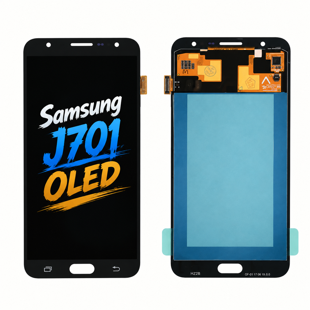 Samsung J701 OLED Replacement Phone Screen Assembly — Clear Color & Responsive Touch