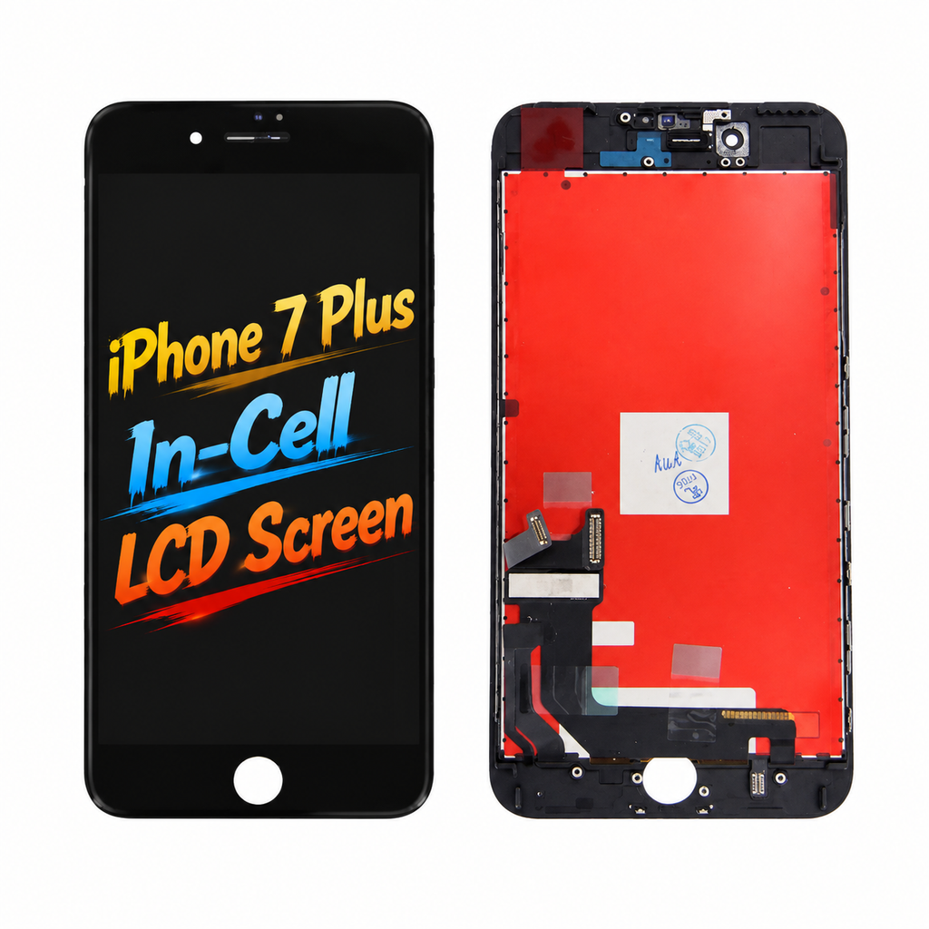For iPhone 7 Plus Black LCD Screen Replacement (In-Cell)