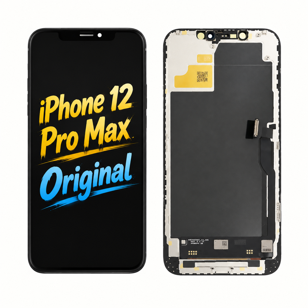 For iPhone 12 Pro Max Refurbished Original Screen Replacement (Glass Replaced)