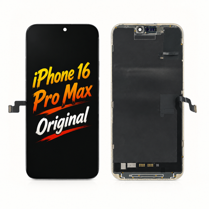 For iPhone 16 Pro Max Original OEM Screen Replacement (Service Pack)