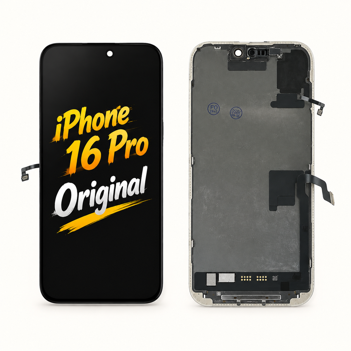 For iPhone 16 Pro Original OEM Screen Replacement (Service Pack)