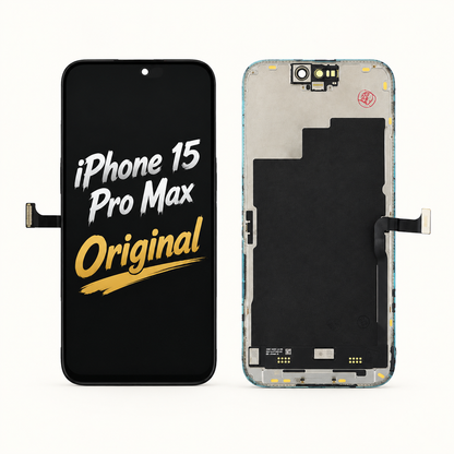 For iPhone 15 Pro Max Original OEM Screen Replacement (Service Pack)