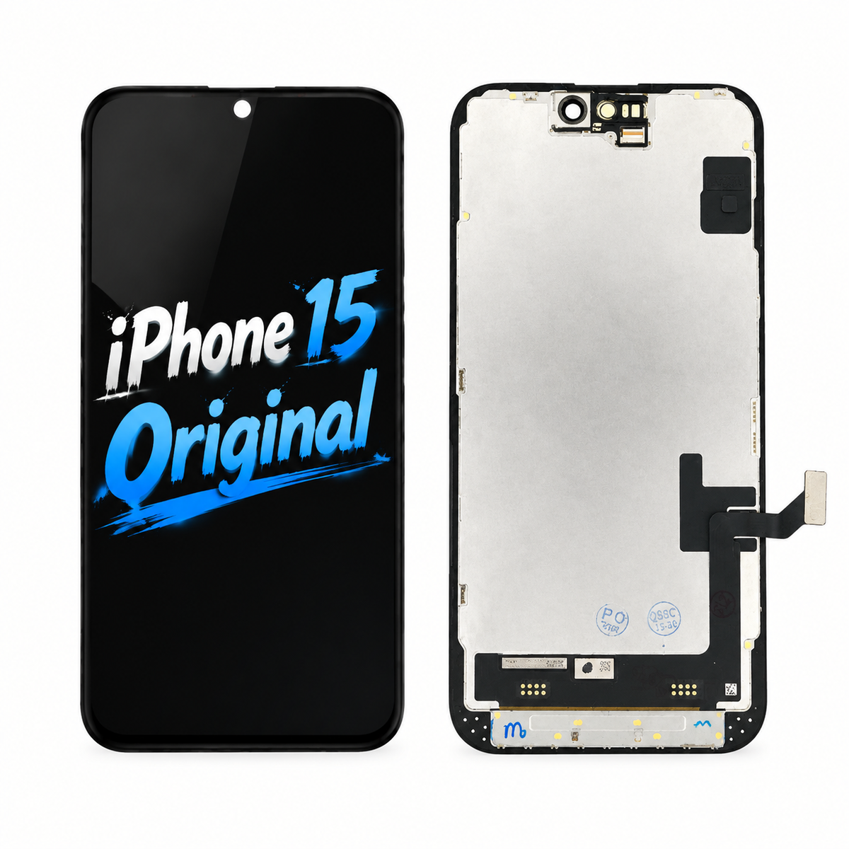 For iPhone 15 Original OEM Screen Replacement (Service Pack)