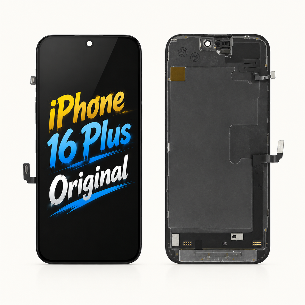 For iPhone 16 Plus Refurbished Original Screen Replacement (Glass Replaced）