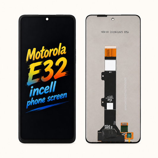 Motorola E32 Incell Replacement Phone Screen Assembly — Clear Color & Smooth Touch