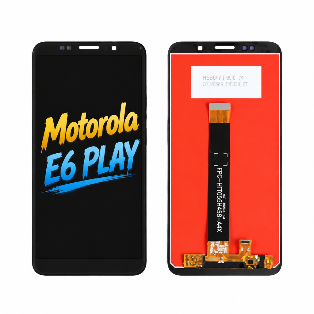 Motorola E6 Play Incell Replacement Phone Screen Assembly — Clear Viewing & Responsive Touch