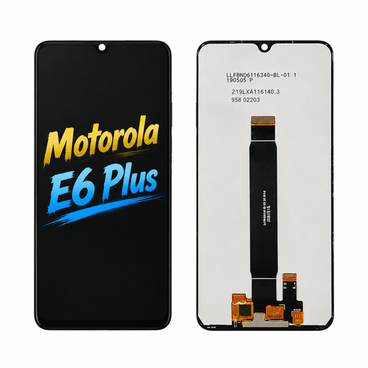Motorola E6 Plus Incell Replacement Phone Screen Assembly — Natural Color & Smooth Navigation