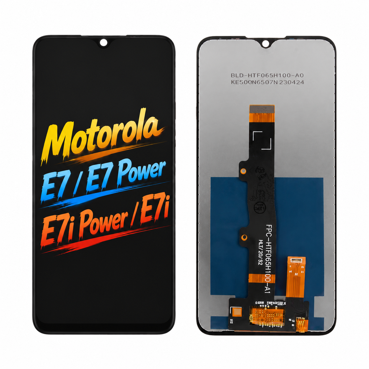 Motorola E7/E7 Power/E7i Power/E7i Incell Replacement Phone Screen Assembly — Clear Viewing & Smooth Touch