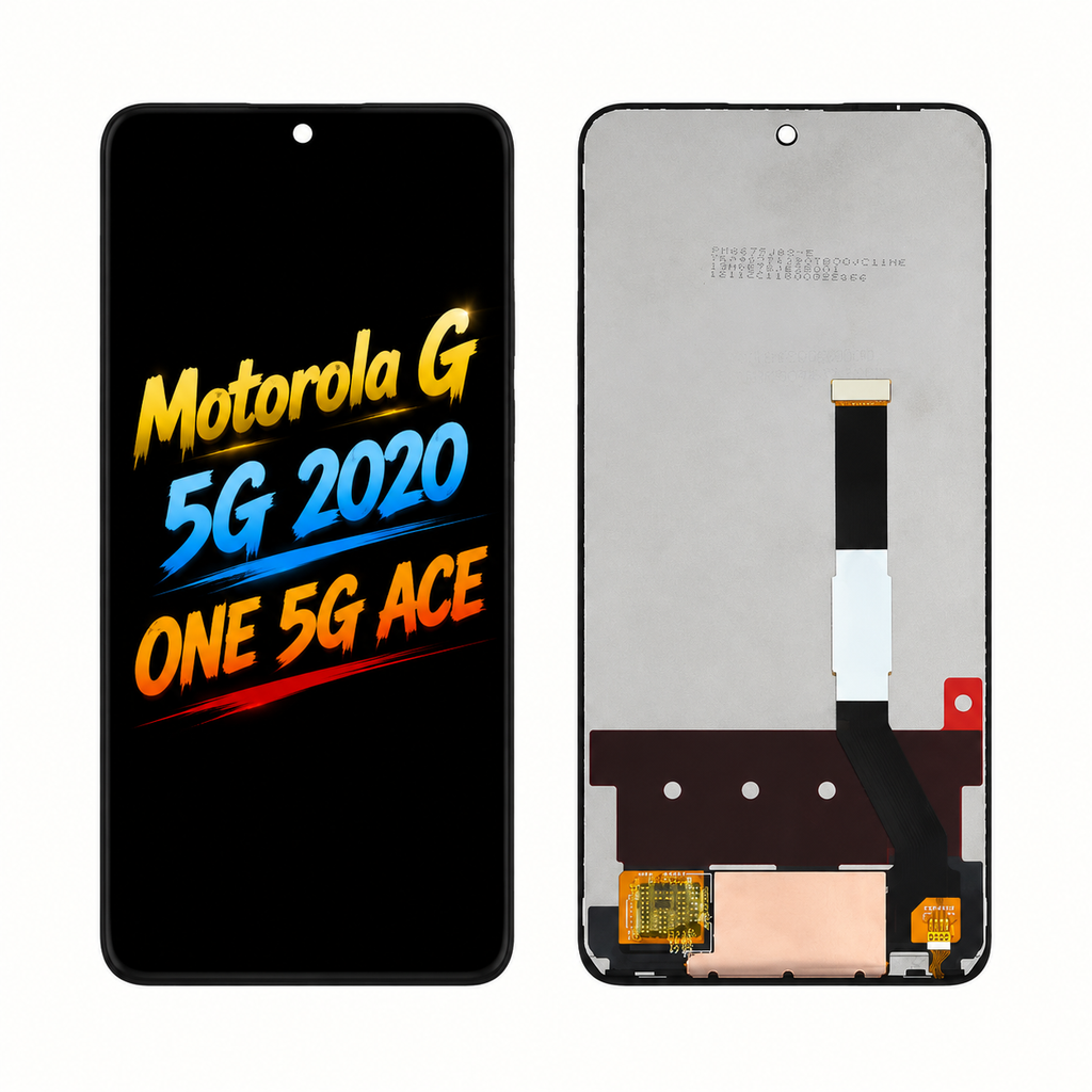Motorola G 5G 2020/ONE 5G ACE Incell Replacement Phone Screen Assembly — Clear Viewing & Natural Color