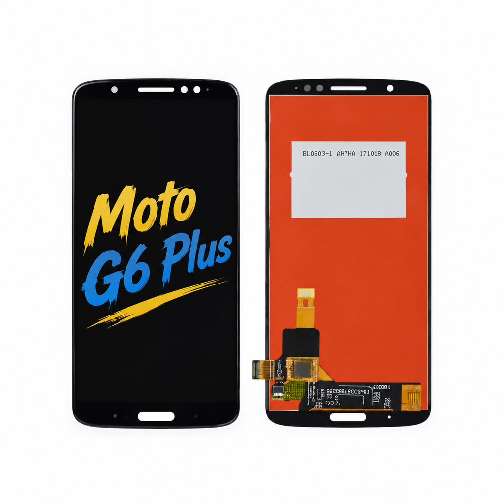 Motorola G6 Plus Screen Repair — Incell Replacement Phone Screen Assembly with Clear Color & Smooth Navigation