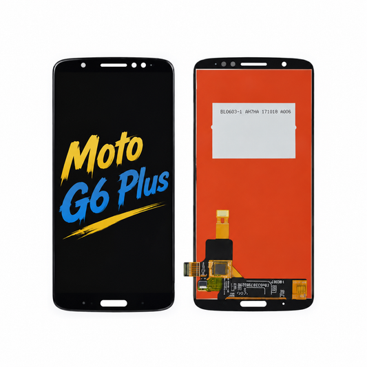 Motorola G6 Plus Screen Repair — Incell Replacement Phone Screen Assembly with Clear Color & Smooth Navigation