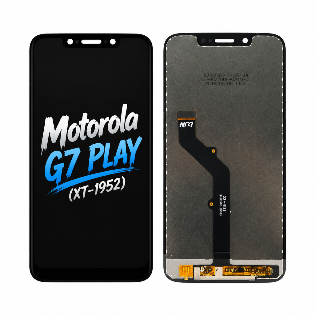 Motorola G7 Play/XT-1952 Incell Replacement Phone Screen Assembly — Clear Viewing & Responsive Touch