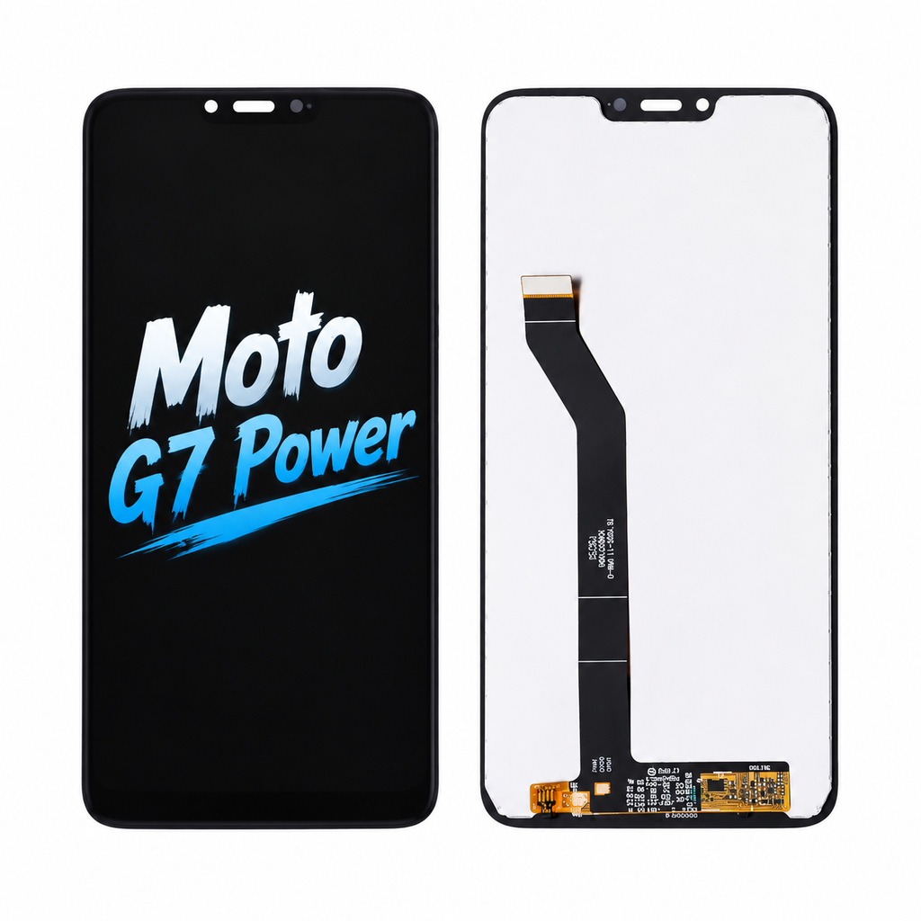 Replacement Phone Screen Assembly for Motorola G7 Power — Incell, Natural Color & Smooth Touch