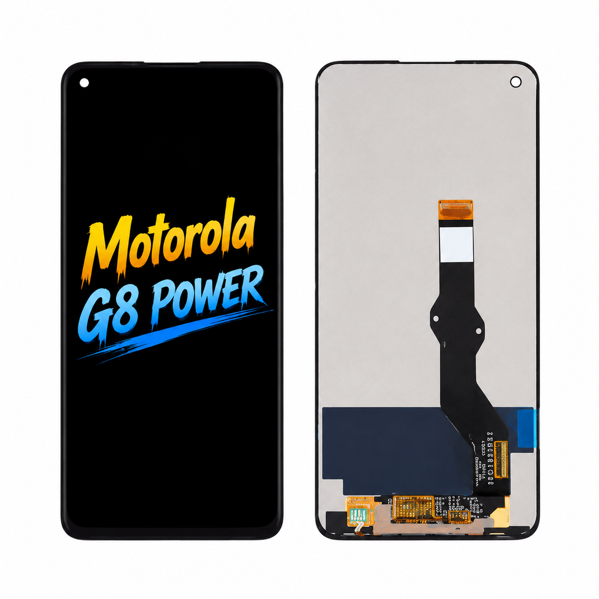 Motorola G8 Power Incell Replacement Phone Screen Assembly — Natural Color & Smooth Touch