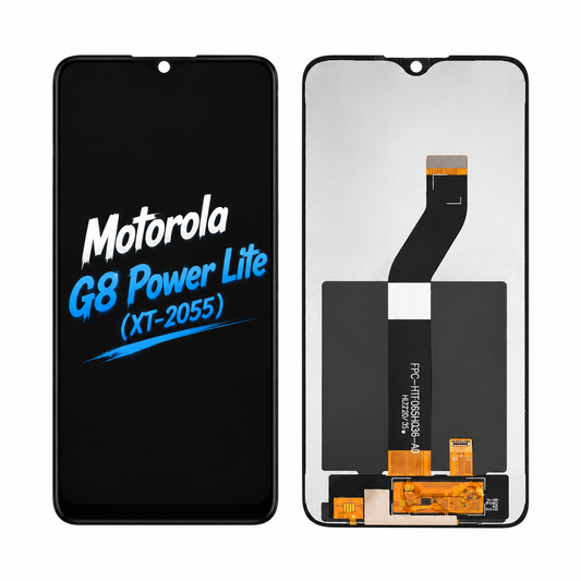 Motorola G8 Power Lite/XT-2055 Incell Replacement Phone Screen Assembly — Clear Viewing & Smooth Navigation