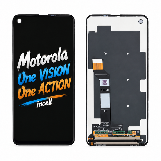 For Motorola One Vision/One Action Incell Phone Screen Assembly Replacement — Restore Display & Touch