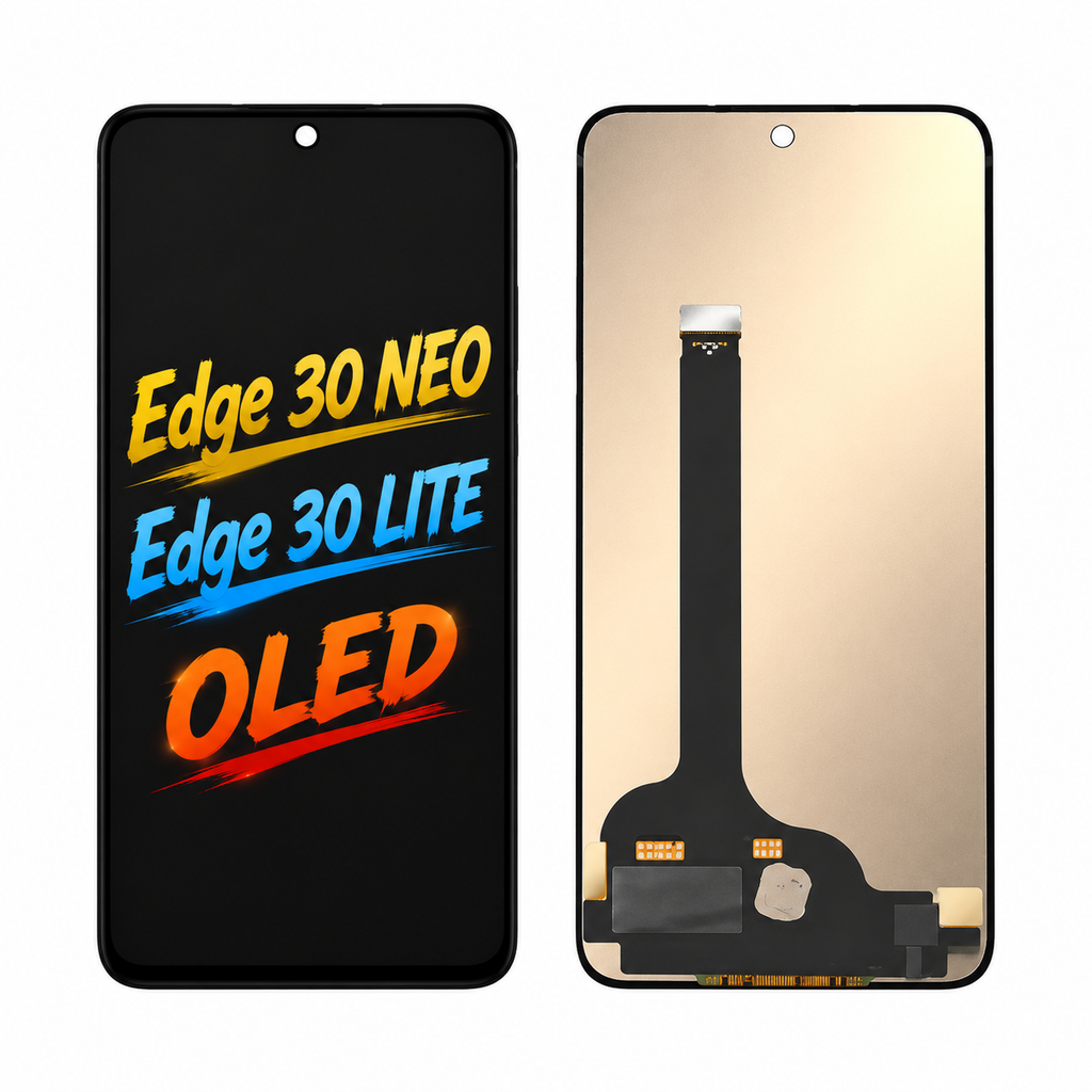 Replacement Phone Screen Assembly for Motorola Edge 30 Neo/Edge 30 Lite — OLED Without Frame, Clear Color & Responsive Touch