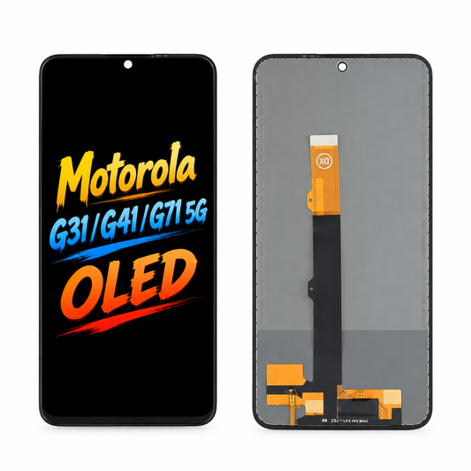For Motorola G31/G41/G71 5G OLED Phone Screen Assembly Replacement — Natural Color Reproduction & Responsive Touch