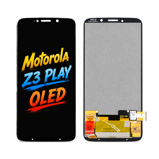 Motorola Z3 Play OLED Replacement Phone Screen Assembly — Clear Viewing & Smooth Navigation