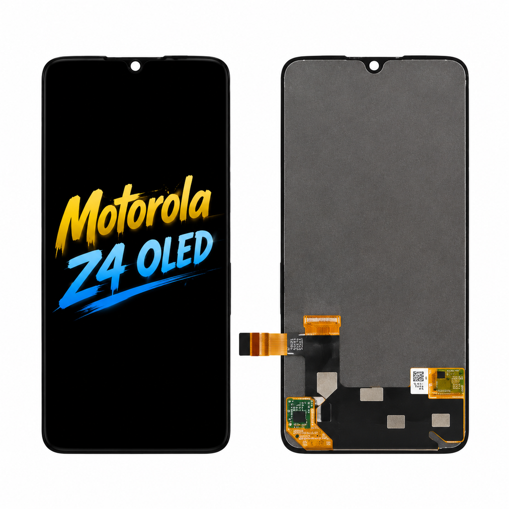 Replacement Phone Screen Assembly for Motorola Z4 — OLED Without Frame, Clear Color & Smooth Navigation