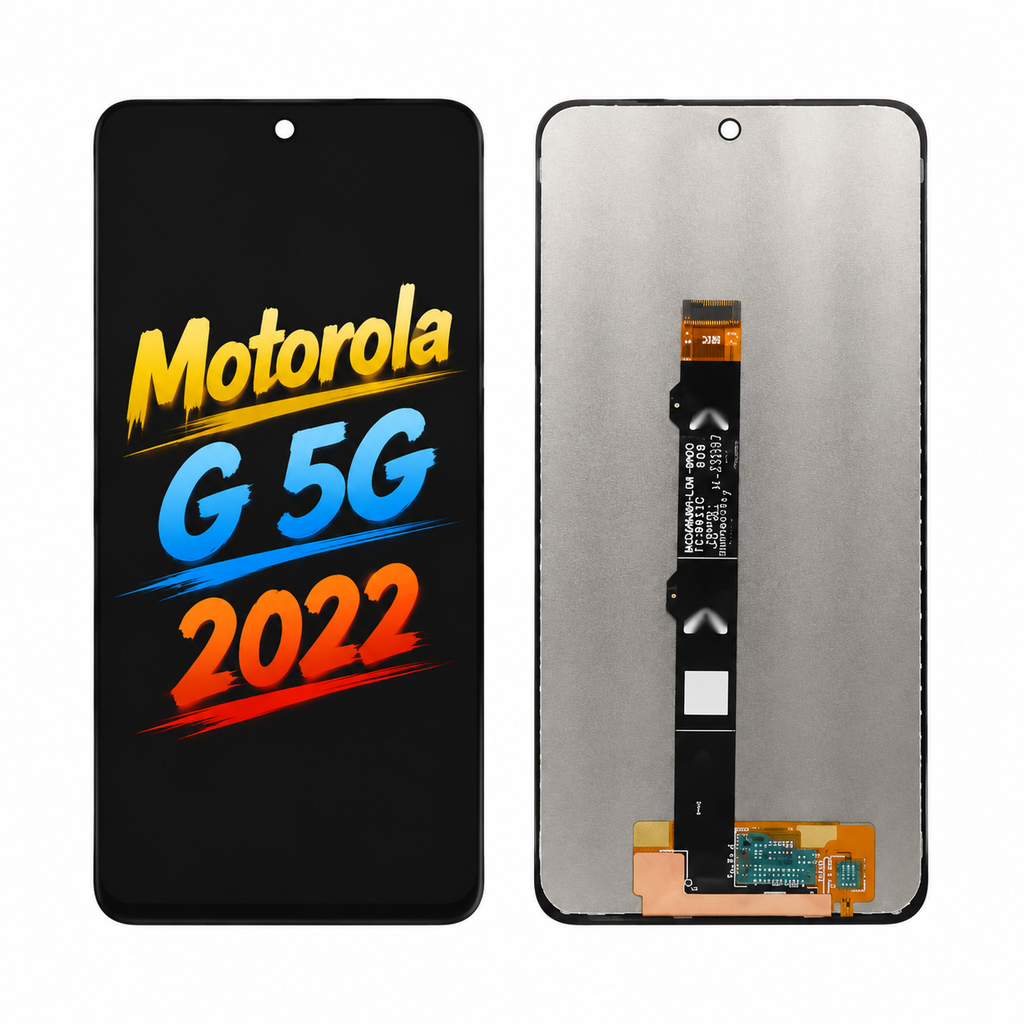 Motorola G 5G 2022 Incell Replacement Phone Screen Assembly — Without Frame, Restore Display & Touch