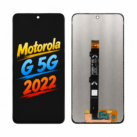 Motorola G 5G 2022 Incell Replacement Phone Screen Assembly — Without Frame, Restore Display & Touch