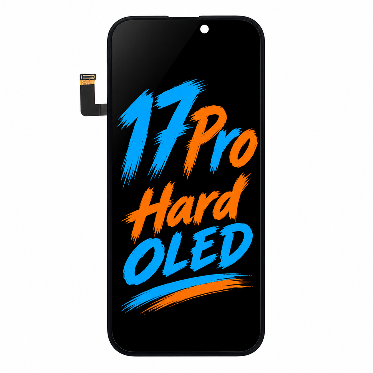 DD Hard OLED Screen Replacement for iPhone 17 Pro — Movable IC Display Assembly, High Brightness & Stable Touch