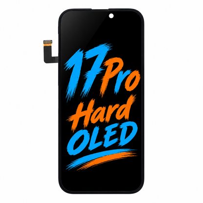 DD Hard OLED Screen Replacement for iPhone 17 Pro — Movable IC Display Assembly, High Brightness & Stable Touch