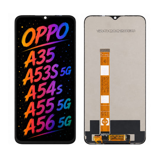 Compatible for OPPO A35 / A53s 5G / A54s / A55 5G / A56 5G Screen Assembly Replacement — High Brightness & Clear Color Display