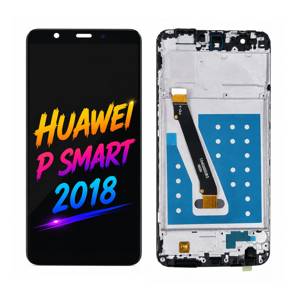 Huawei P Smart 2018 Display Screen Assembly — Original Pressed Replacement with Natural Color & High Brightness