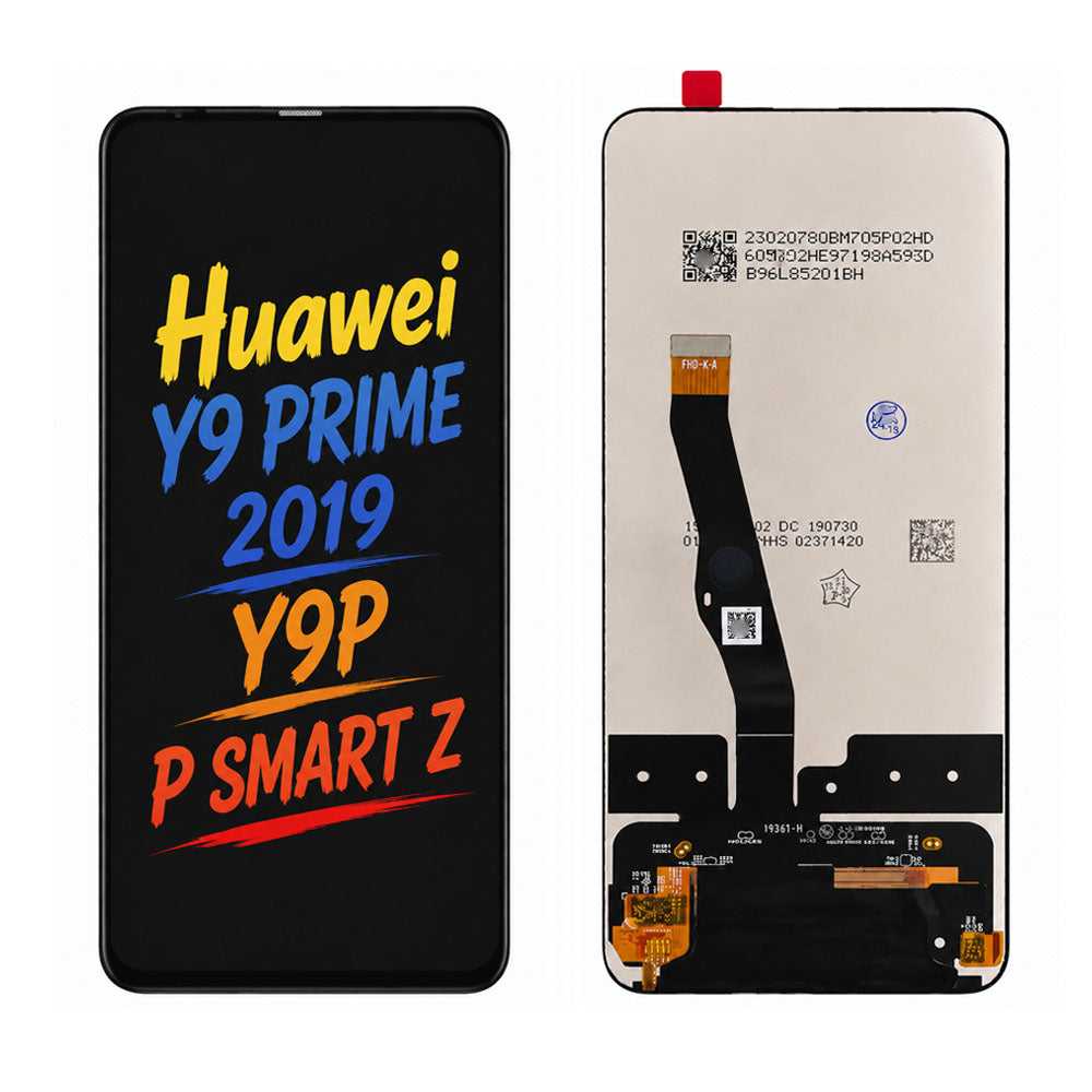 Huawei Y9 Prime 2019 / Y9P / P Smart Z Screen Assembly — Frameless Replacement, Bright & Smooth Touch