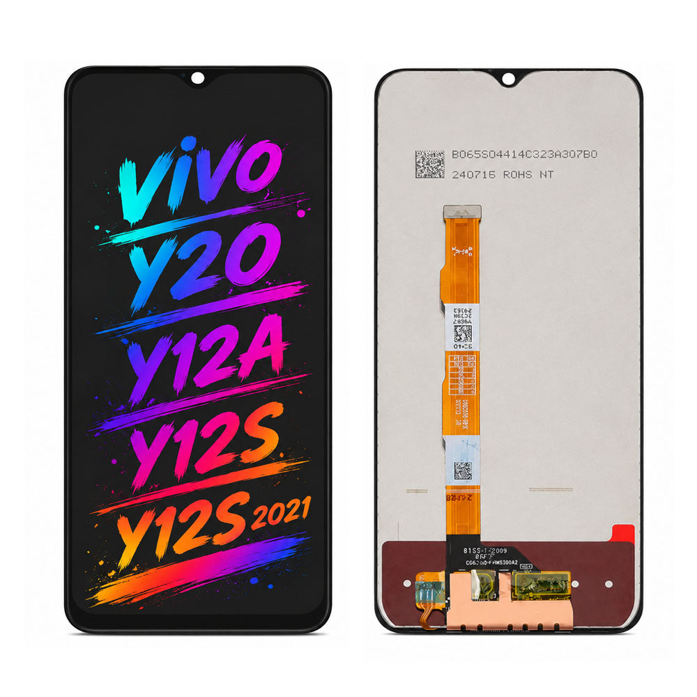 Compatible for Vivo Y20 / Y12A / Y12S / Y12S 2021 Screen Assembly — Premium Replica Original Style Display