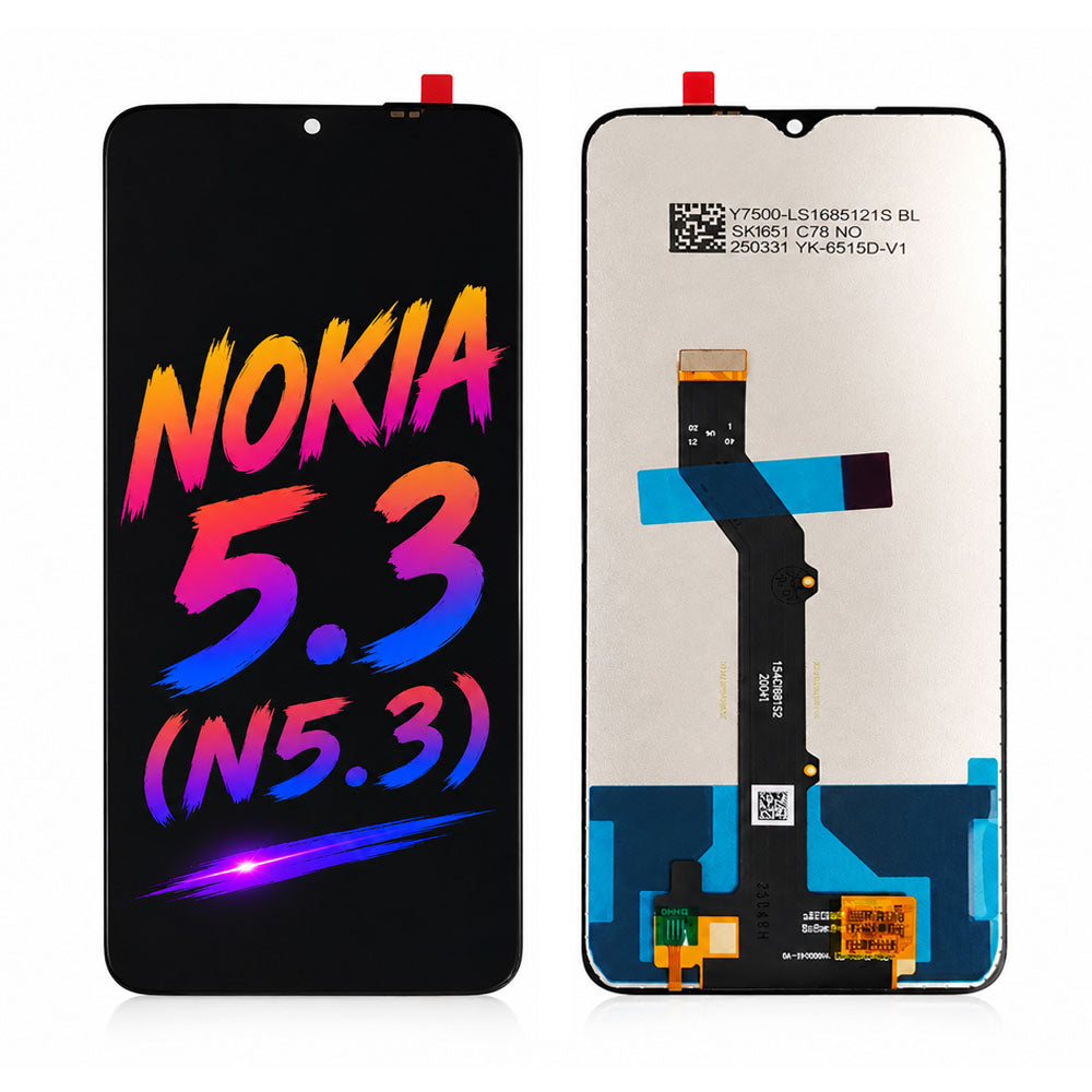 Nokia 5.3 /N5.3 Incell LCD Screen Assembly Replacement — Vivid Colors, High Brightness Display